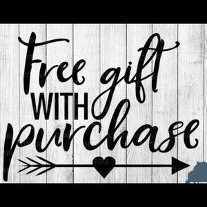 Free gift with each new purchase!